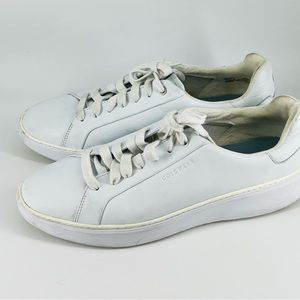 Cole Haan Women's White Leather Sneaker Size 10B